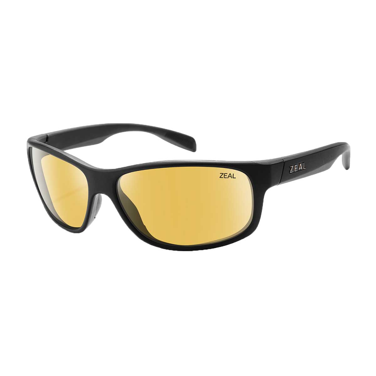 Zeal Sable Sunglasses Polarized in Matte Black with AutoSun